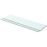  Ploče za police 2 kom staklene prozirne 60 x 12 cm | shoptok.hr