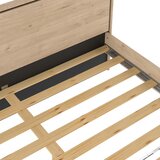 Tvilum Zakonska postelja v hrastovem dekorju z letvenim dnom 180x200 cm v naravni barvi Ry – | Shoptok.si