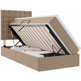 vidaXL Postelja s shranjevanjem Kapučino 90 x 200 cm Umjetno usnje, (5000099614) | Shoptok.si