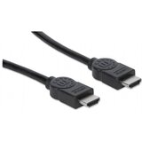 Manhattan HDMI priključni kabel [1x HDMI-utikač <=> 1x HDMI-utikač] 10 m, crn | Eponuda.ba