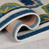 Flair Rugs Plavi vanjski tepih 80x230 cm Beach Floral – | shoptok.hr