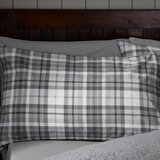 Catherine Lansfield Siva enojna posteljnina iz sherpa flisa 135x200 cm Cosy Sherpa Check – | Shoptok.si