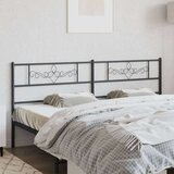  Metalno uzglavlje crno 180 cm | shoptok.hr