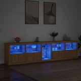  Komoda s LED svjetlima boja hrasta sonome 283x37x67 cm | Eponuda.ba