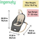Kids II Ingenuity njihalica/ležaljka 2u1 Every season-Wesley do 18 kg Slike