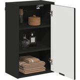  Kupaonski ormar Zidne s pohranom Crna 39 x 23,5 x 65 cm | shoptok.hr