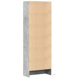  Visoka komoda LED siva betona 69x32,5x200 cm konstruirano drvo | Eponuda.com