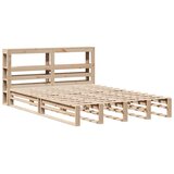  Okvir kreveta bez madraca 140 x 190 cm od masivne borovine | shoptok.hr