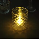  mini led svećnjak sivi 60x70mm (cena je za 1kom) | Eponuda.com