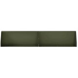  Zid za zadržavanje 2 kom. 100 x 12 x 50 cm Čelik - Maslinastozelena 100 x 12 x 50 cm 2 x Ravno | shoptok.hr