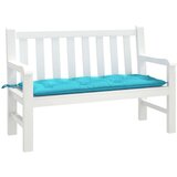  Jastuk za vrtnu klupu tirkizni 120 x 50 x 7 cm od tkanine | shoptok.hr