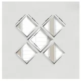 Set ogledala SETAYNA_049, 24x24cm(4), 34x34cm(1)
