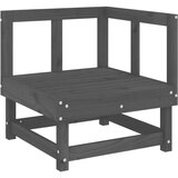  3-dijelna vrtna garnitura od masivne borovine siva | shoptok.hr