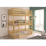 ADRK Troslojni djeji krevet TEDRO 97 cm - PRIRODNI BOR | shoptok.hr