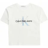 Calvin Klein Jeans Majica 'SERENITY' svijetloplava / crna / bijela