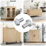  Vijak za zaključavanje 2 pcs Srebrno M6 x 12 mm Čelik | Eponuda.com