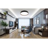 Top Light - LED prigušiva stropna svetiljka LED/51W/230V + daljinski upravljač crna/braon | Eponuda.com