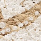 Ukrasni pleteni tepih od jute s uzorkom 180 cm okrugli | shoptok.hr