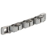 INF Wall-Mounted Broom Holder Silver 40cm 3 Clamps 4 Hooks, (5000158292) | Shoptok.si