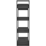Ormarić za knjige / pregrada sivi 80x35x125 cm od borovine | shoptok.hr