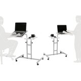  Podesiv sto GLEN 87x67 cm, beo | Eponuda.com