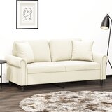 Dvosjed s ukrasnim jastucima krem 140 cm baršunasti | shoptok.hr