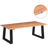 Maison Chic Klubska mizica - kavna mizica - Nizka mizica iz masivnega akacijevega lesa 110x60x40 cm, (21753579) | Shoptok.si
