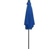 Vrtni suncobran LED s aluminijskim stupom 300 cm azurnoplavi | Eponuda.com