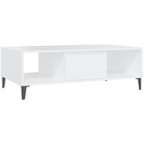 Furnova Klubska mizica bela 103,5x60x35 cm iverna plošča, (21915105) | Shoptok.si
