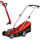 Einhell Power X-Change 18V Akumulatorska kosilica GE-CM 18/33-2 Li i trimer GC-CT 18/24 Li (1 baterija, 4 Ah, Širina reza: 33 cm) + BAUHAUS jamstvo 5 godina na uređaje na električni ili motorni pogon Cijene