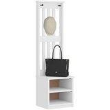  Drvo za dvoranu SANDNES bijelo 45x40x159,5 cm puno drvo bor | shoptok.hr