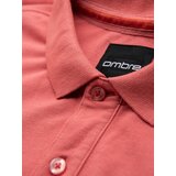 Ombre Cotton pique knit polo shirt - coral | shoptok.hr
