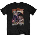 Elton John majica Captain Fantastic M Črna