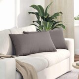 vidaXL Blazine za kavč 2 pcs Taupe 80 x 40 cm blago | Shoptok.si