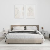  Zidni noćni ormarići 2 kom siva boja betona 41,5 x 36 x 28 cm | shoptok.hr