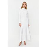 Trendyol White Bridal Wedding Special Occasion Woven Evening Dress Cijene
