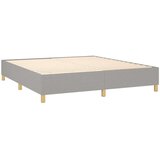  Krevet box spring s madracem svjetlosiva 160x200 cm tkanina | shoptok.hr