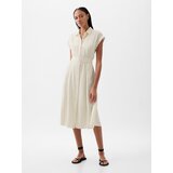 GAP Linen Shirt Midi Dress - Women's | shoptok.hr