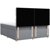  Krevet s oprugama i madracem svjetlosivi 180x200 cm od tkanine | shoptok.hr