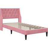  Okvir kreveta s madracem Zidne 2 pcs Ružičasta Baršun - Ružičasta 100 x 200 cm | shoptok.hr