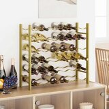  Stalak za vino za 36 boca zlatni metalni | shoptok.hr