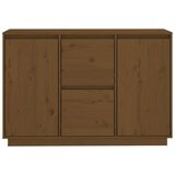  Komoda medeno rjava 111x34x75 cm trdna borovina, (20654348) | Shoptok.si