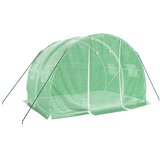  Staklenik s čeličnim okvirom zeleni 6 m² 3 x 2 x 2 m | shoptok.hr