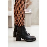 Boto Insulated Women's Heeled Boots Eco Leather Black Irittes | shoptok.hr