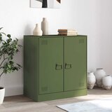  Komoda maslinastozeleni 67 x 39 x 73 cm čelična | shoptok.hr