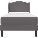  Krevetna konstrukcija Siva 90 x 190 cm Umjetna koža | Eponuda.com