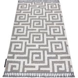 RugsX Preproge Preproga MAROC P655 Labirint, Grški siva / 140x190 cm Siva | Shoptok.si