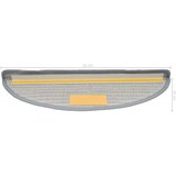  Tepisi za stepenice 15 kom sivi 65 x 21 x 4 cm | shoptok.hr