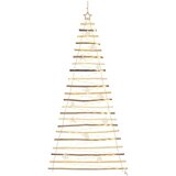  Božićno drvce s 130 LED svjetlima Prirodna 210 cm Masivni jasen | shoptok.hr
