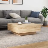  Stolić za kavu boja hrasta sonome 80 x 80 x 31 cm od iverice | shoptok.hr